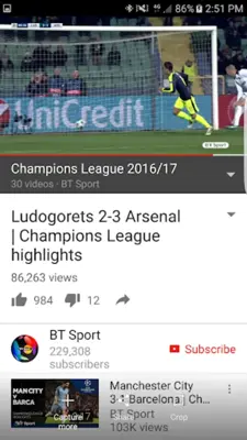 Soccer Highlights PRO android App screenshot 0