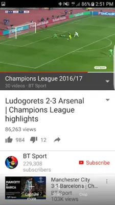 Soccer Highlights PRO android App screenshot 2