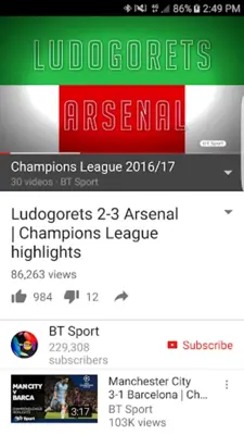 Soccer Highlights PRO android App screenshot 4